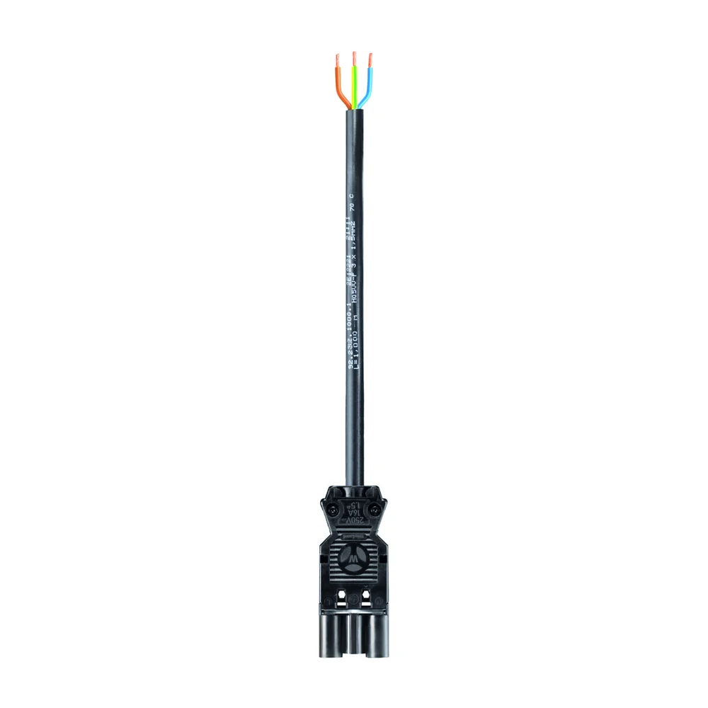 GST18I3 Aansluitsnoer Male patchkabel zwart 2501927