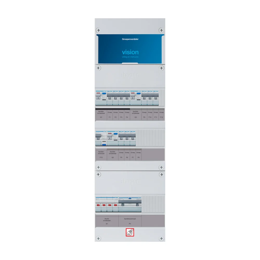 Hager Vision installatiekast 4-polig 2952254