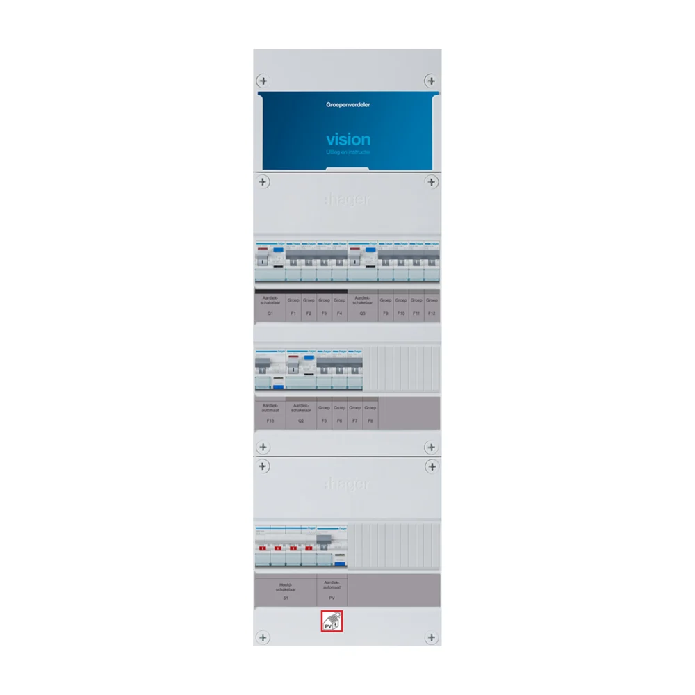 Hager Vision installatiekast 4-polig 2952246