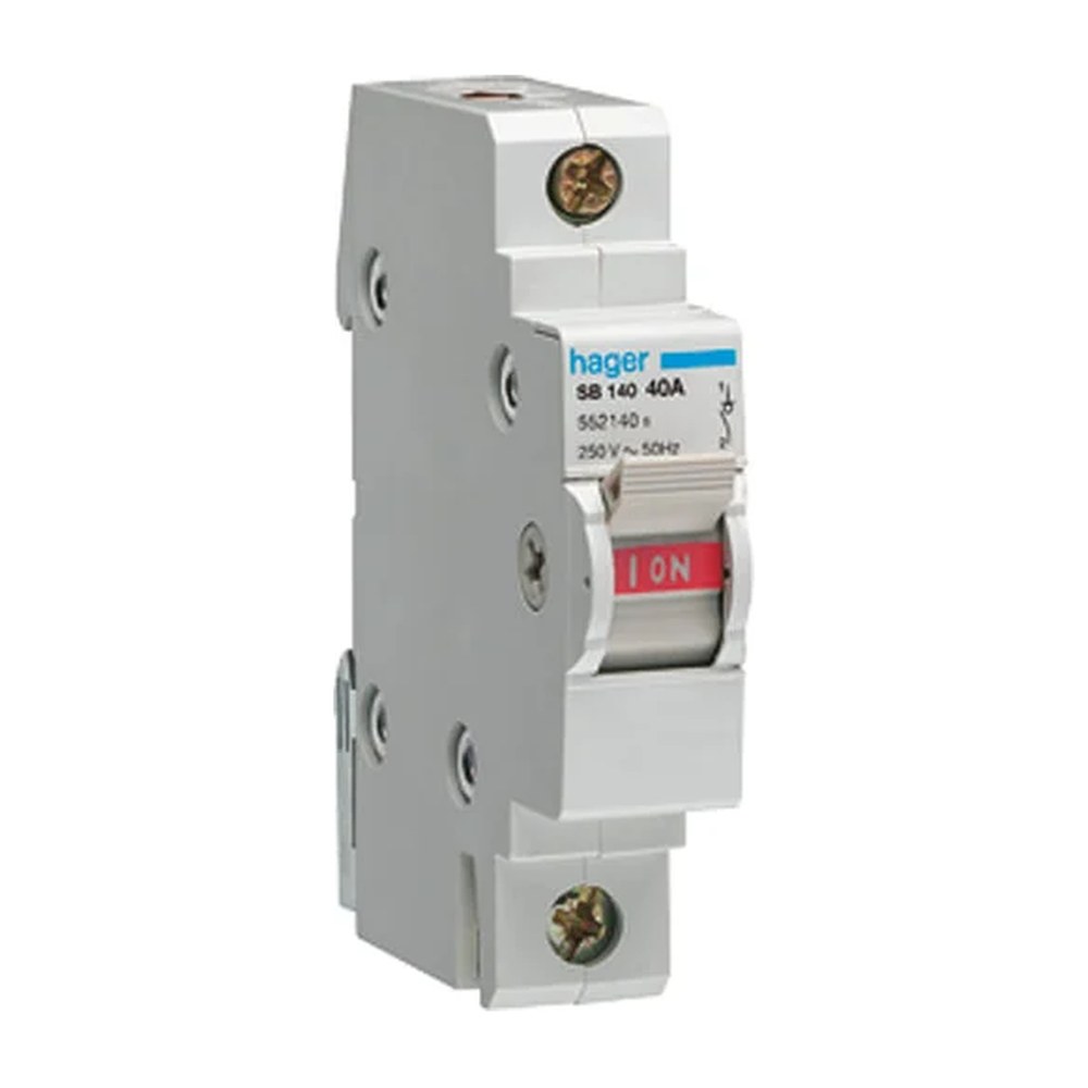Hager ETS Modulaire lastscheider inbouwschakelaar 3-polig 40 A
