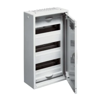 Hager Veldverdeler IP44 geïsoleerd installatiekast din-rail leeg Opbouw 2979464