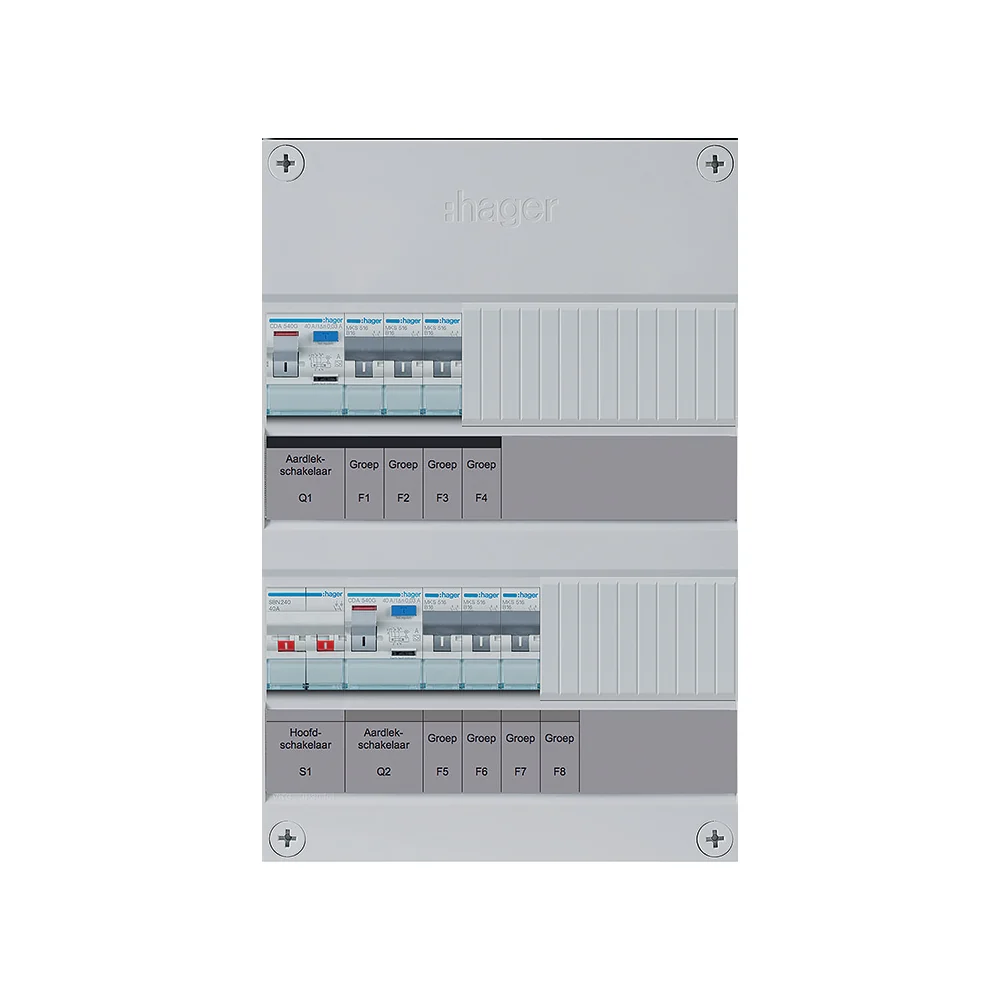 Hager Vision installatiekast 2-polig 4453181
