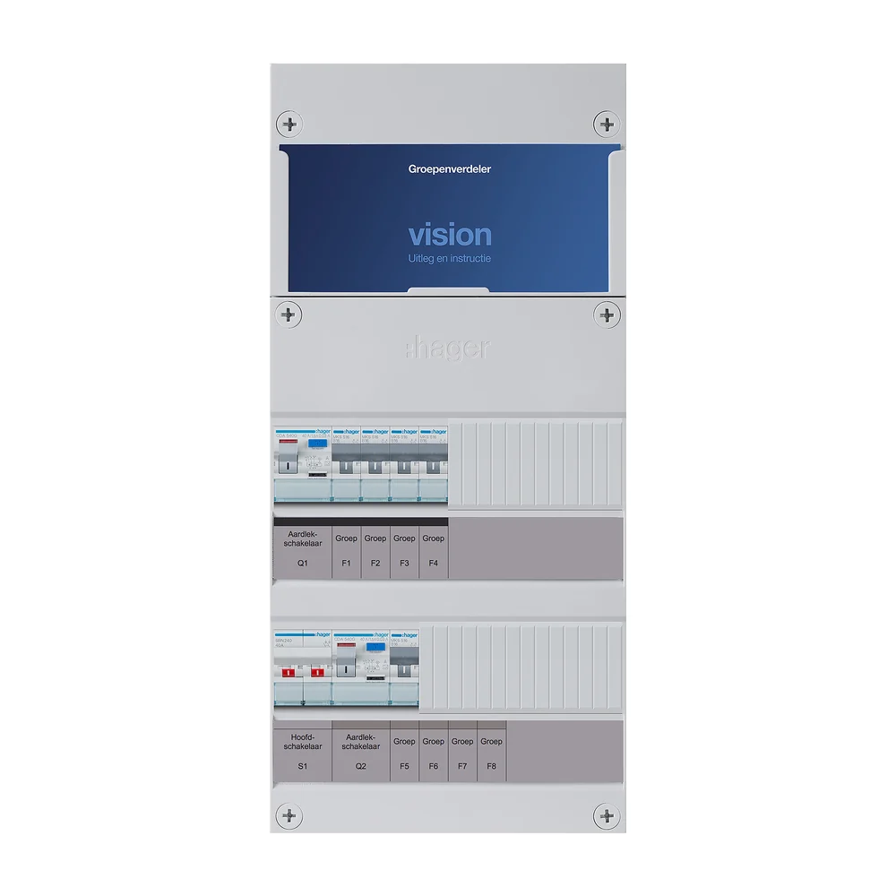 Hager Vision installatiekast 2-polig 4451511