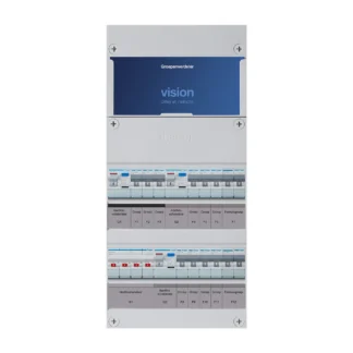 Hager Vision Grijze kunststof installatiekast 475x221x89 mm 4-polig 4451565