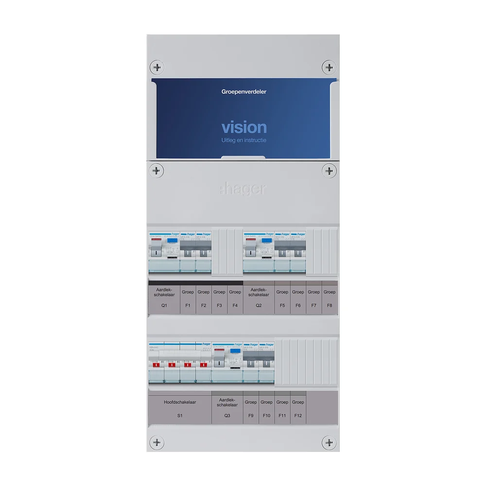 Hager Vision installatiekast 4-polig 4451191