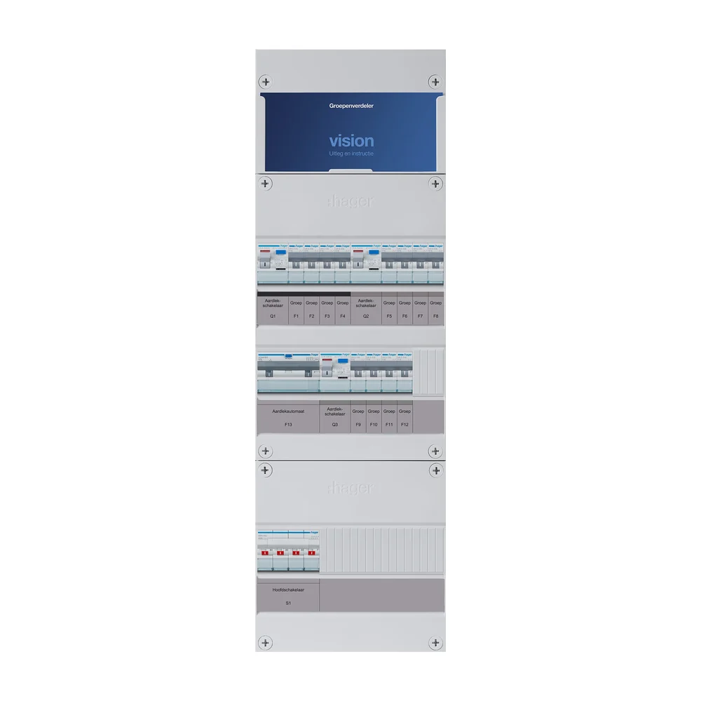 Hager Vision installatiekast 4-polig 4451640