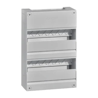 Hager Vision installatiekast met din-rail leeg 330x220x89 mm ral7035