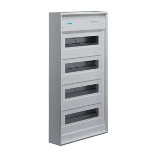 Hager Volta installatiekast met din-rail leeg 640x305x96 ral9010