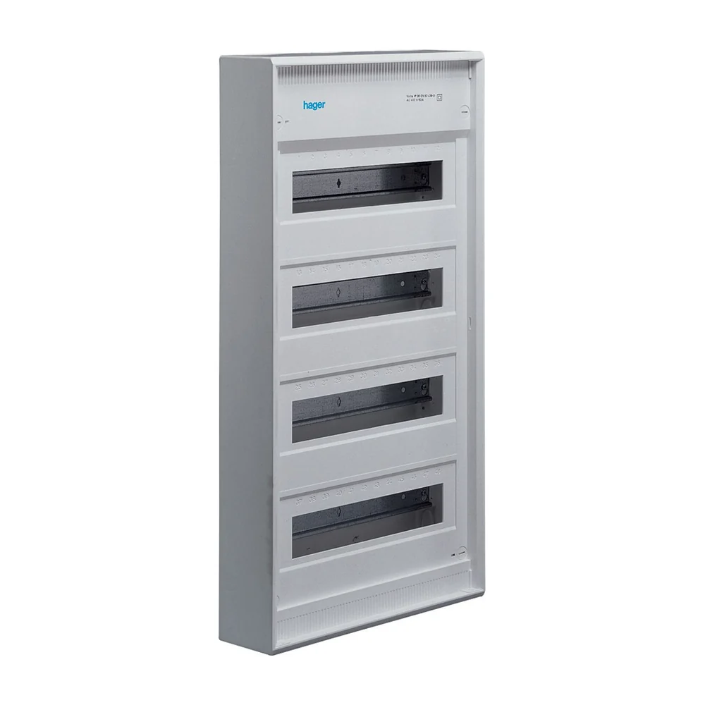 Hager Volta installatiekast met din-rail leeg 640x305x96 ral9010