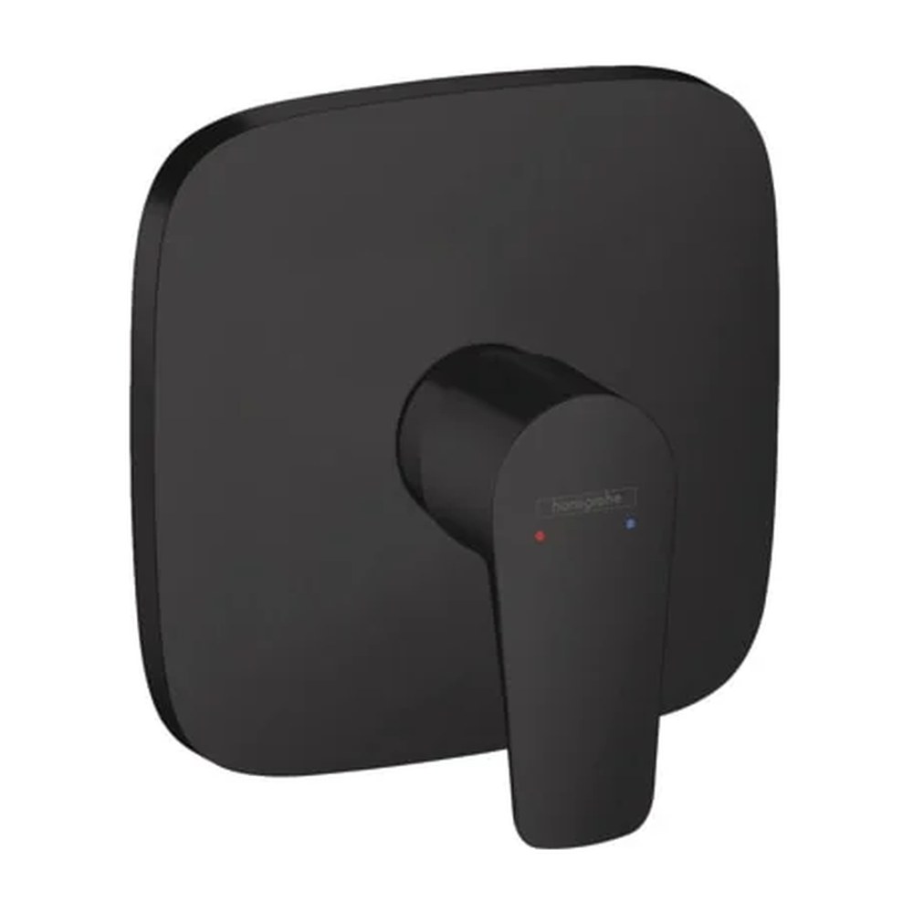 Hansgrohe Afbouwdeel douchekraan met thermostaat mat zwart