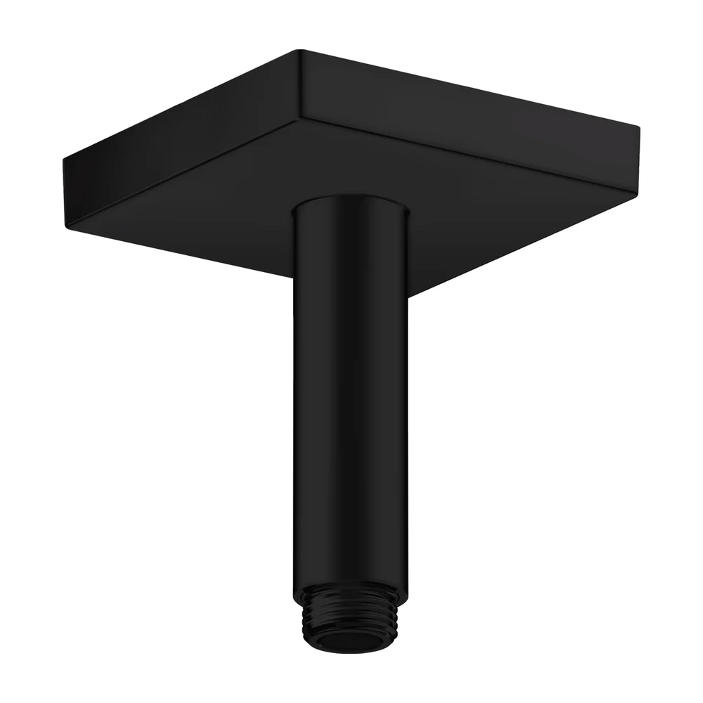 Hansgrohe plafondbevestiging Square douche-aansluitstuk mat zwart
