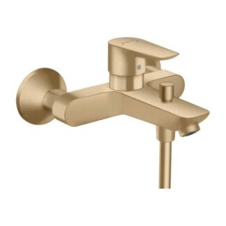 Hansgrohe badmengkraan zonder thermostaat geborsteld