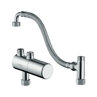 Hansgrohe Ecostat onderbouw douchekraan met thermostaat chroom