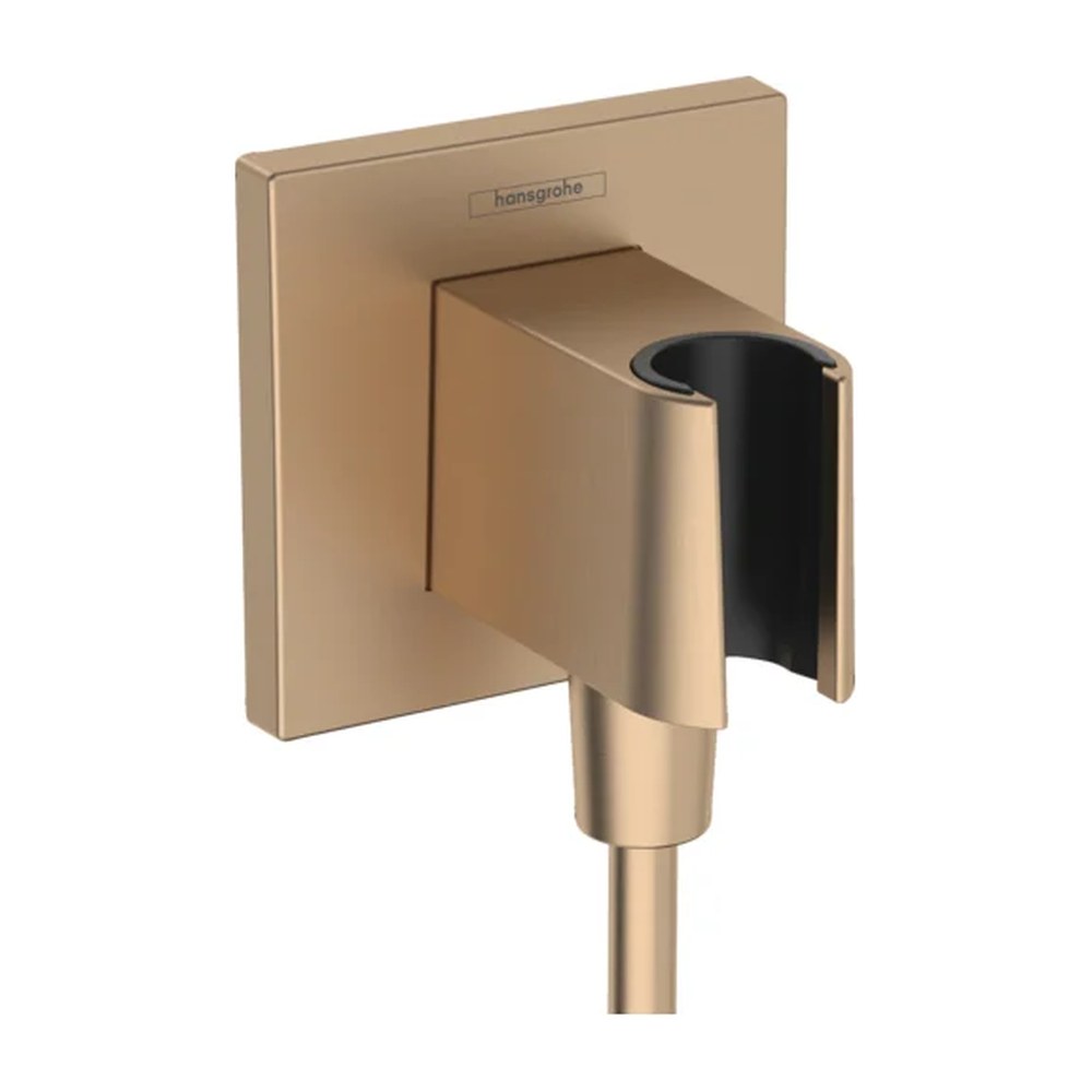 Hansgrohe Fixfit Porter E handdouchehouder geborsteld