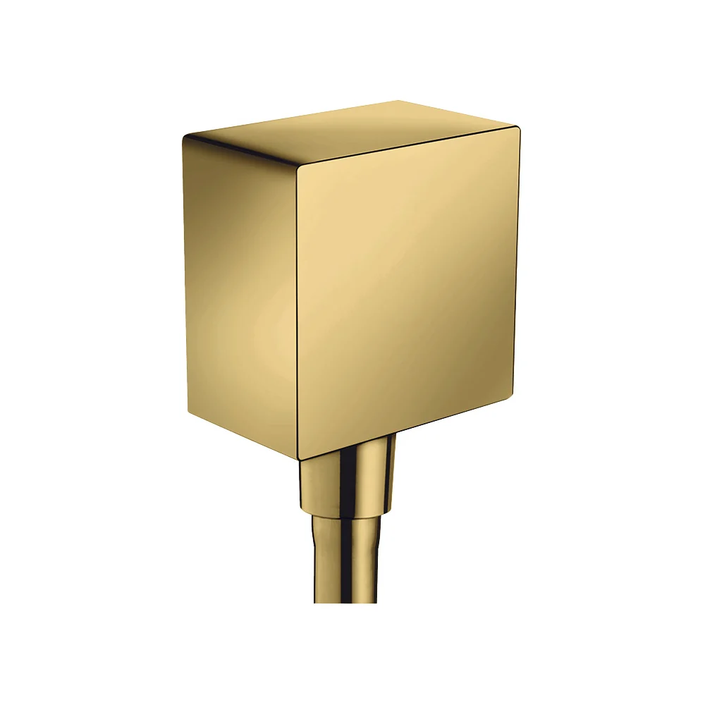 Hansgrohe Muuraansluitbocht handdouchehouder goud