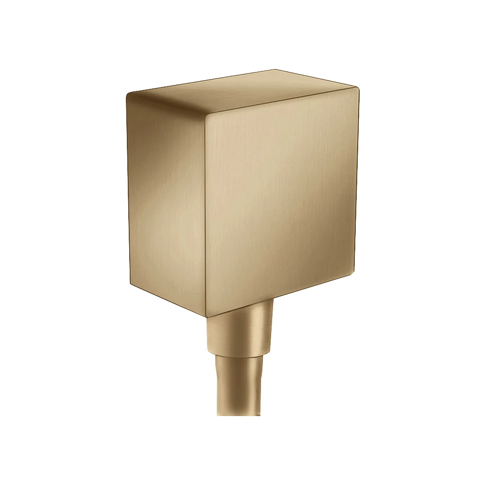 Hans Grohe FixFit Muuraansluitbocht geborsteld Wandhouder 7205930