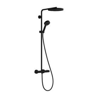 Hansgrohe Pulsify S Puro douchesysteem met thermostaat mat zwart