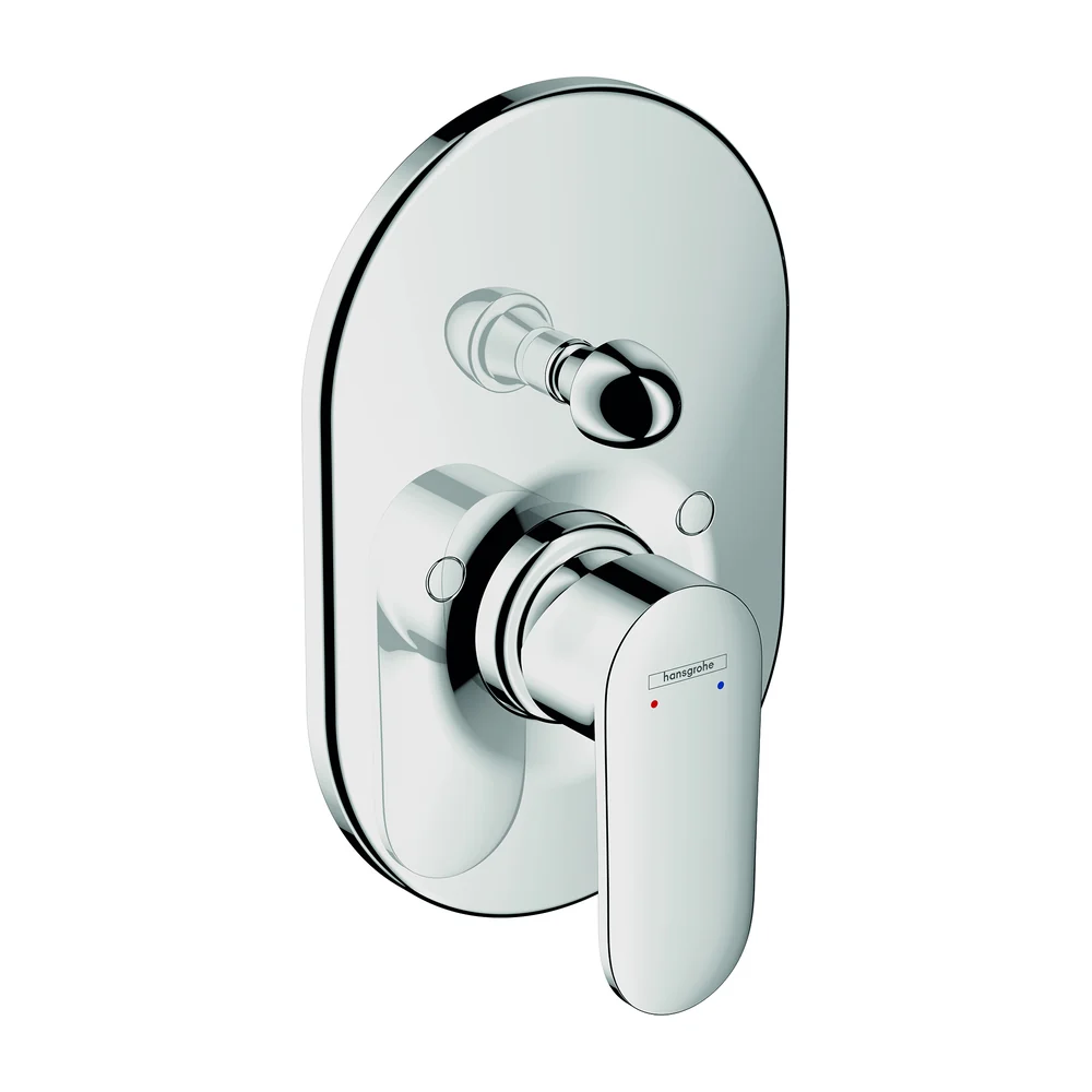Hansgrohe Vernis Blend badmengkraan zonder thermostaat chroom