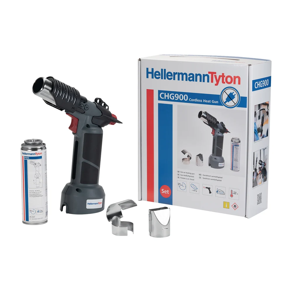 Solar Hellermann Tyton, snoerloos heteluchtpistool (gas)