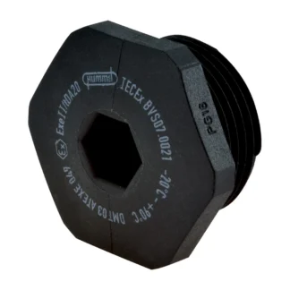 Hummel V-Ex blindplaat wartel kabel-/buisinvoer