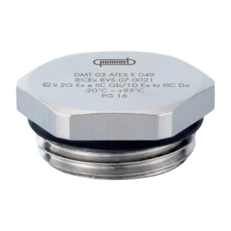 Hummel Blindstop V-Ms-Ex, metrisch blindplaat wartel kabel-/buisinvoer