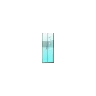 Huppe Classics 2 Tweedelige vierkante pendeldeur douchedeur 900x2000 mm