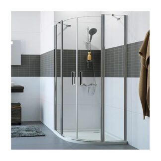 Huppe Classics 2 Kwartronde zwaaideur douchecabine rond 1000x2000 mm