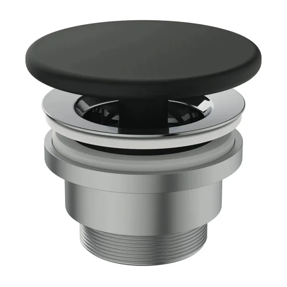 Ideal Standard Ipalyss niet-afsluitbare waste afvoerplug matt black