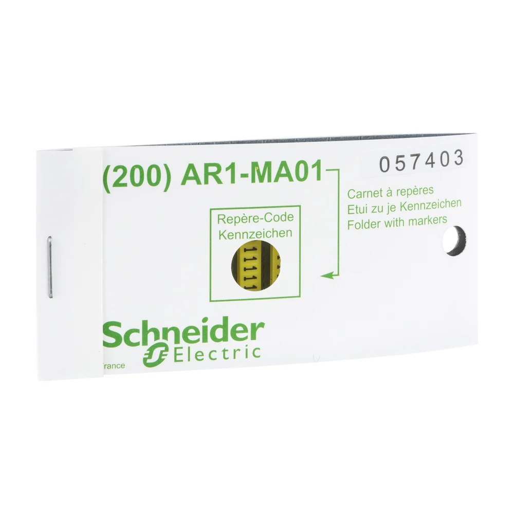 Schneider Electric Inklikbaar karakter ‘0’ kabelcodering