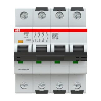 ABB System pro M compact Vierpolige installatieautomaat 4-polig 16 A