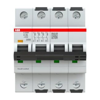 ABB System pro M compact 4-polige installatie automaat 4-polig 25 A
