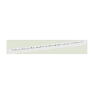 Legrand Memocab Kunststof codeerteken letter kabelcodering zwart Wit 5044299