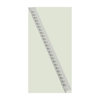 Legrand Memocab Kunststof codeerteken letter kabelcodering zwart Wit 5044305