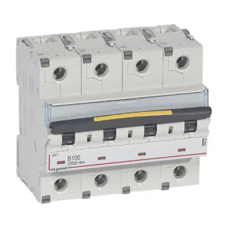 Legrand Lexic 4-polige installatieautomaat DX3 4-polig 100 A