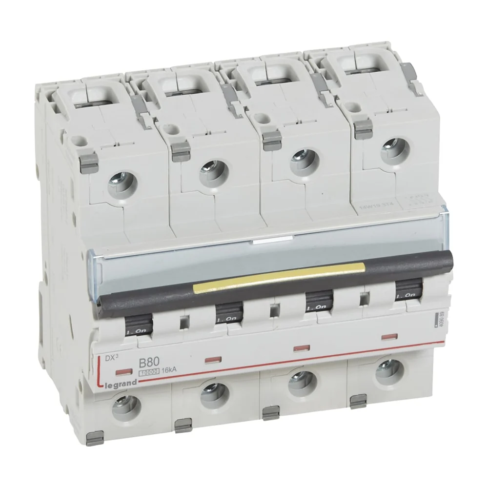 Legrand Lexic DX3 installatieautomaat 4-polig 80 A