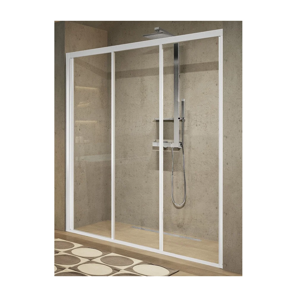 Novellini Lunes douchedeur 1950x1140 mm mat chroom