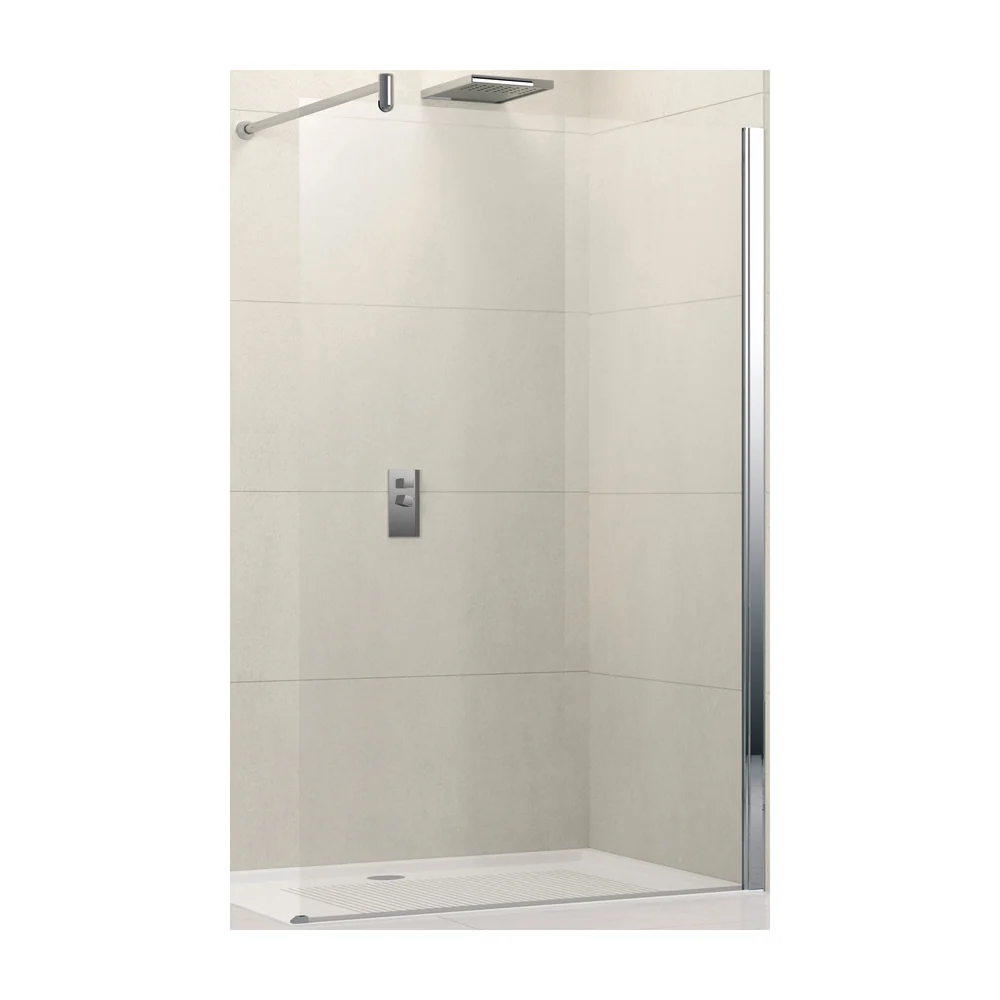 Novellini LunesH douchecabine inloop 1950x900 mm chroom