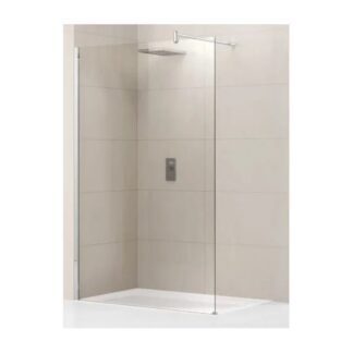 Novellini LunesH douchecabine inloop 1950x750 mm mat chroom