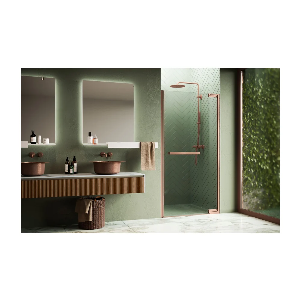 Novellini N180 douchedeur helder glas 2800828