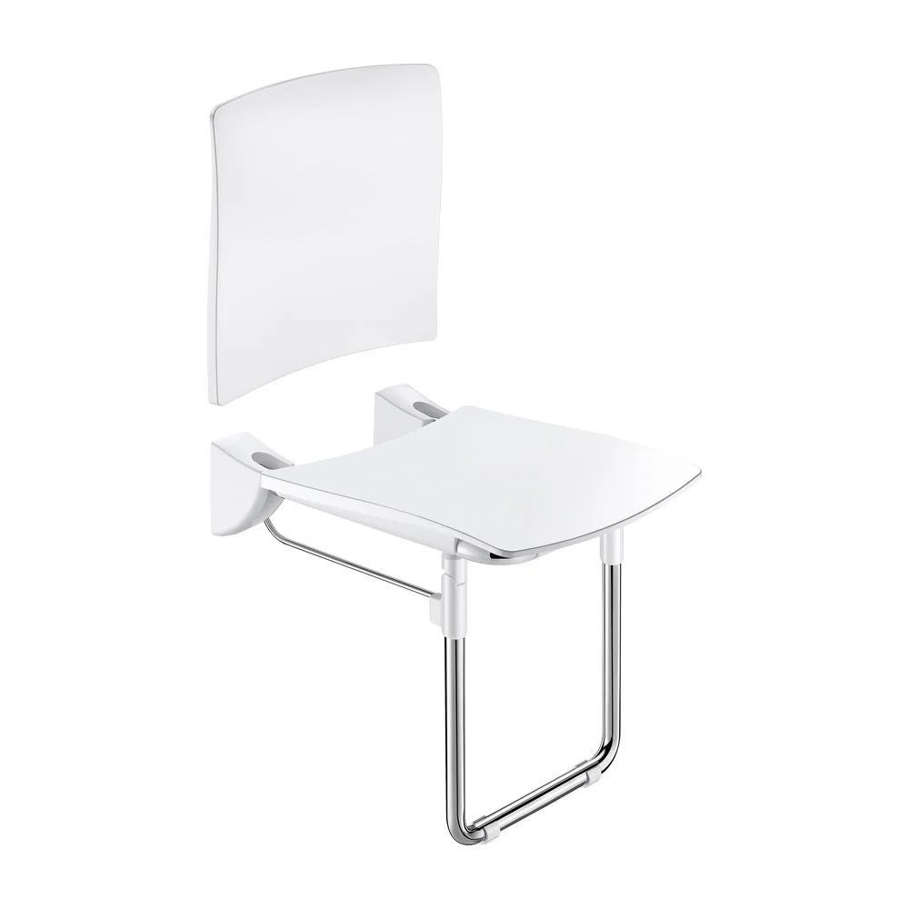 Delabie Opklapb. douchezitje extra douchezitting rvs
