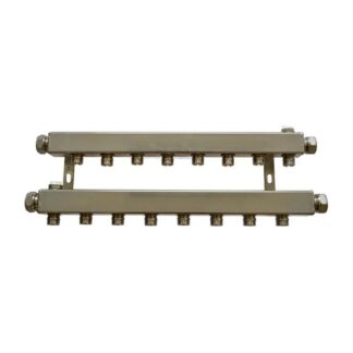Pentec Leidingverdeler M22 gemonteerd cv 16x2 mm AKB 8-groeps