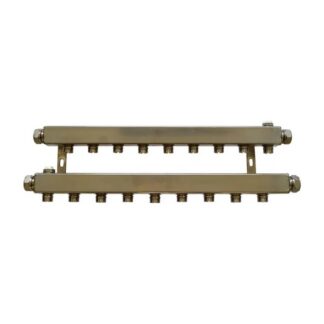 Pentec Leidingverdeler M22 gemonteerd cv 16x2 mm AKB 9-groeps
