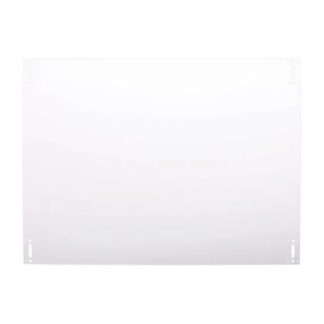 Qventi Achterplaat omkastingen 100x75 cm wit