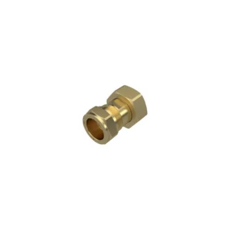 Raminex Watermeterkoppeling 2-delig messing DN20 knel 22×1″