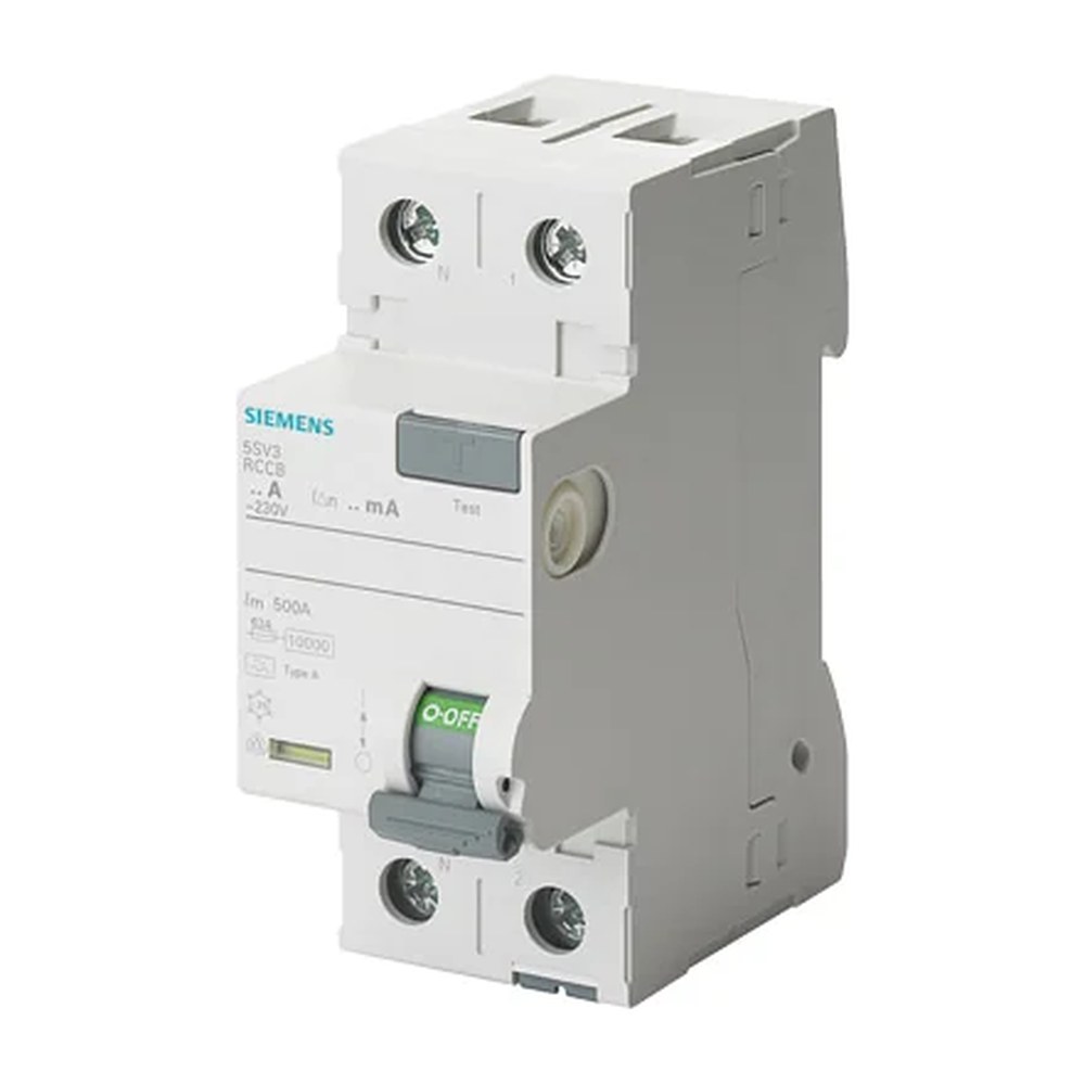 Siemens SENTRON Rccb aardlekschakelaar 2-polig 80 A