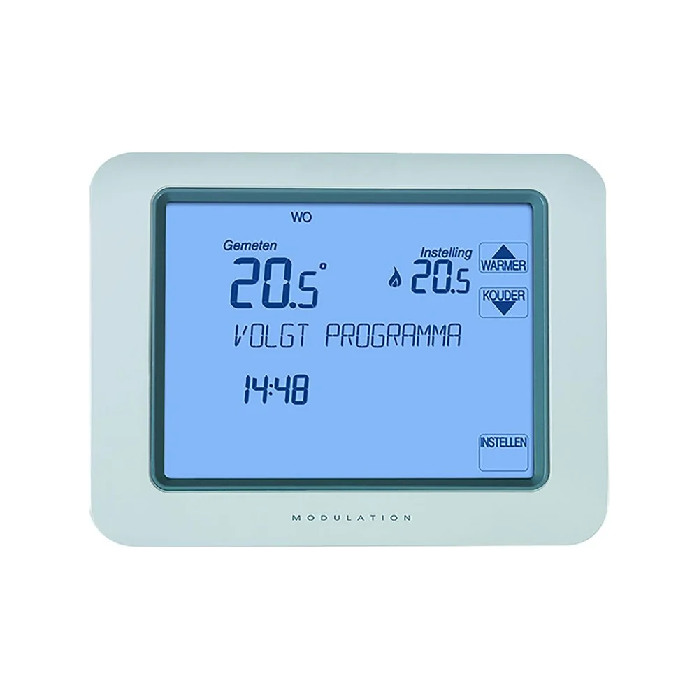 Resideo Klokthermostaat Chronotherm klokthermostaten wit Touch aan/uit