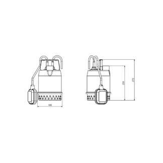 Sanibroyeur Sanisub Steel dompelpompen rvs