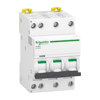 Schneider Electric Acti9 installatieautomaat 3-polig 4-polig 20 A