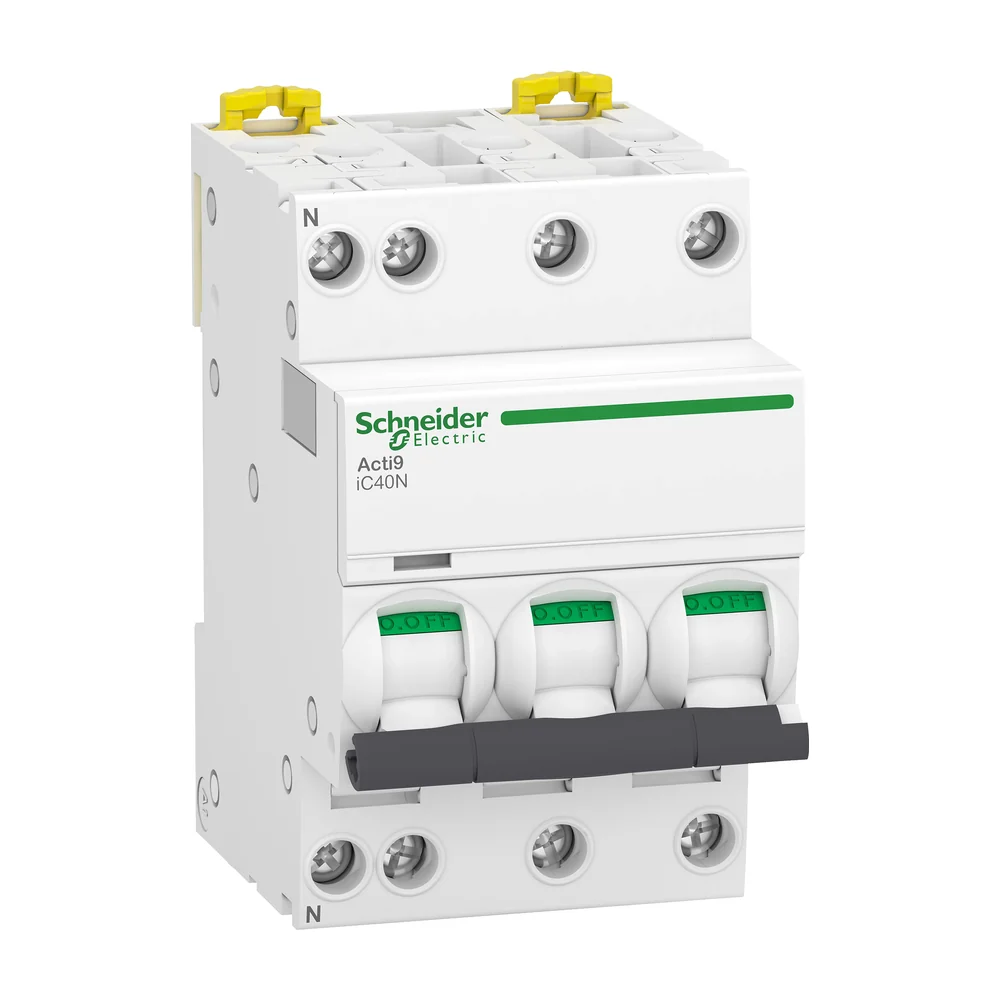 Schneider Electric Acti9 installatieautomaat 3-polig 4-polig 20 A