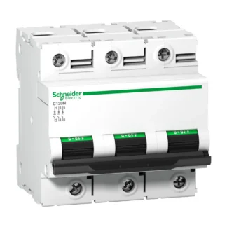 Schneider Electric Acti9 C120N installatieautomaat 3-polig 125 A